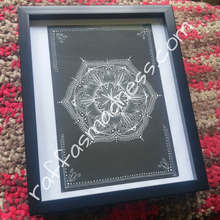 Load image into Gallery viewer, &quot;Black and White Flower&quot; Original Work
