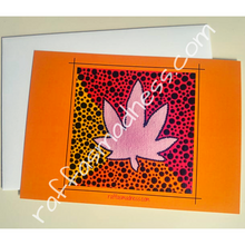 Load image into Gallery viewer, Postcard Orange Leaf

